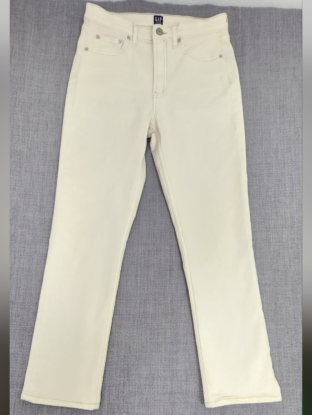 GAP High-Rise Cigarette Straight Leg Stretch Jeans/ Pants. 4